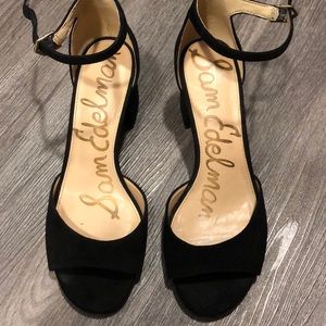 Sam Edelman Susie Sandals Heel Black 7 1/2